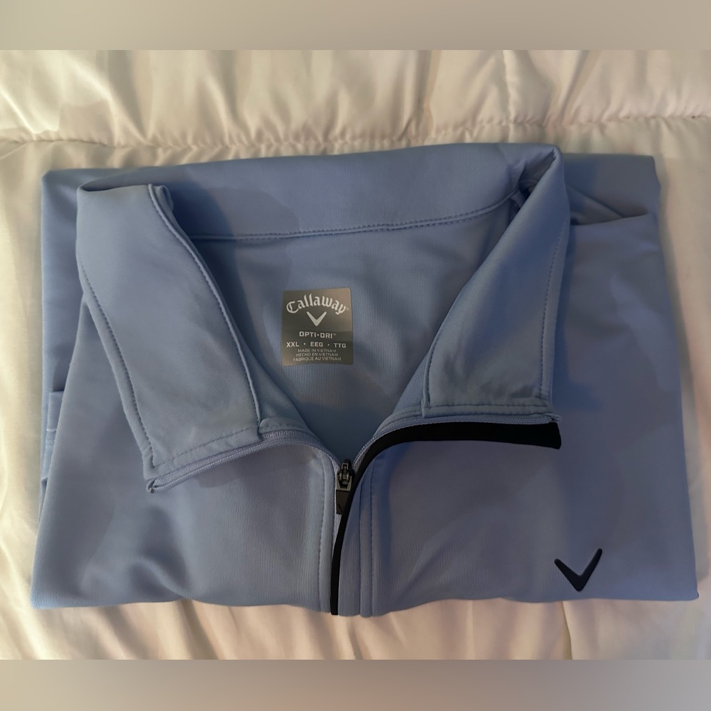 Callaway Sky Blue Performance Pullover - image 5
